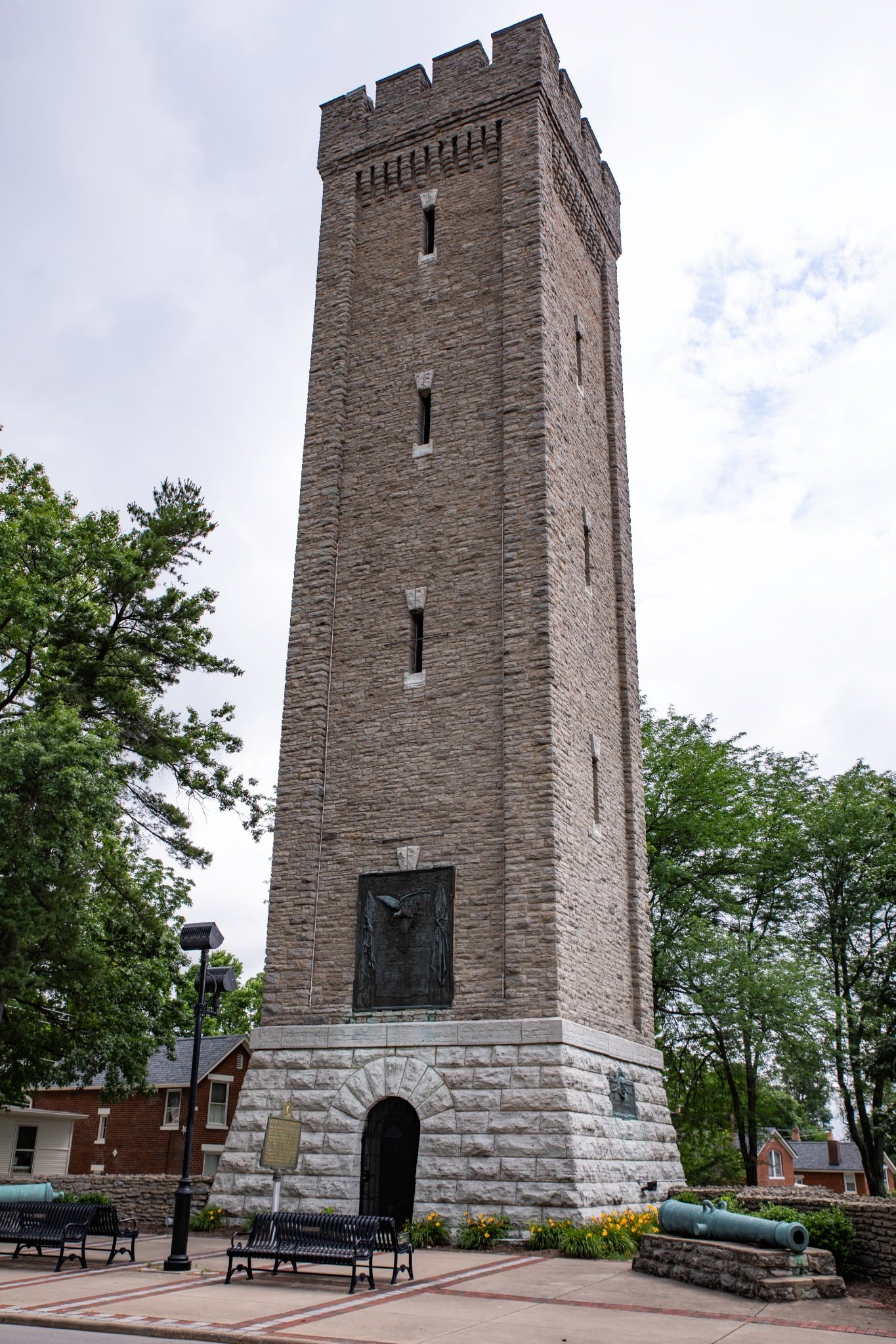 Stone Water Tower in Tower Park near Christian counseling office in Fort Thomas, KY